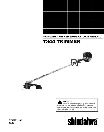 T344 TRIMMER - Shindaiwa USA