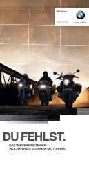 DU FEHLST. Der Flyer zum Wieder - BMW Motorrad