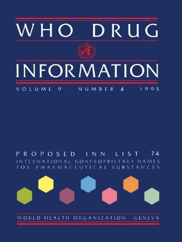 WHO DRUG INFORMATION