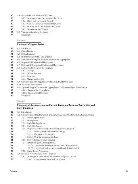 Cytopathology of the Glandular Lesions of the Female Genital Tract