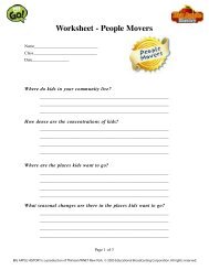 Worksheet - People Movers - PBS Kids