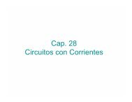 Cap. 28 Circuitos con Corrientes