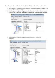 Borland Database Einstellungen Vista und Windows 7 ... - FitForWin