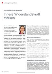 Innere Widerstandskraft stärken - DB Training