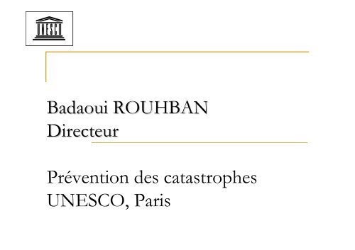 Présentation de Badaoui ROUHBAN - Journée MRN 10 ans - 19 ...