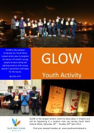 GLOW Youth Activity Pack - Youth Work Ireland