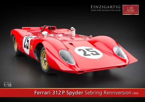 FERRARI 312P LE MANS 1974 SCALA 1/43