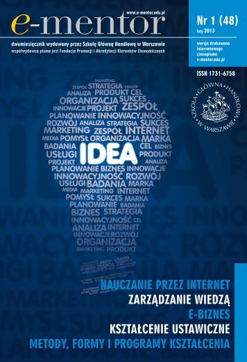 metody, formy i programy ksztaÅcenia - E-mentor