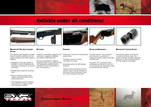 RIFLES AND SHOTGUNS AMMUNITION - Browning International