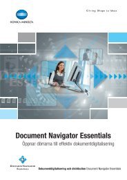 Document Navigator Essentials - Konica Minolta