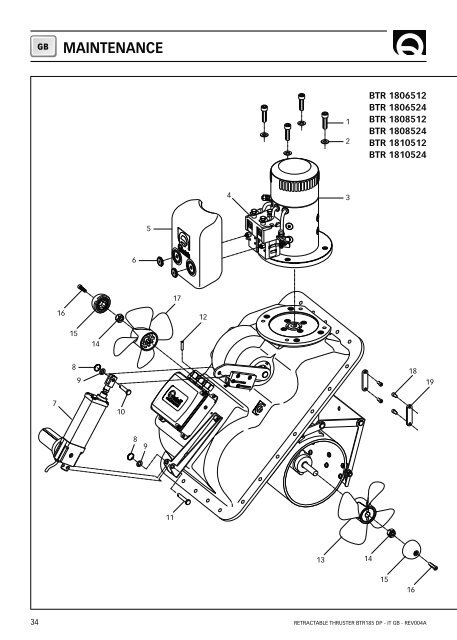 Rev. 004 A BTR 185 - QuickÂ® SpA