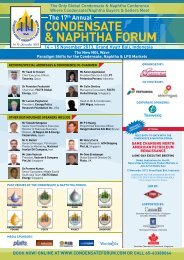 condensate & naphtha forum agenda - Conference Connection