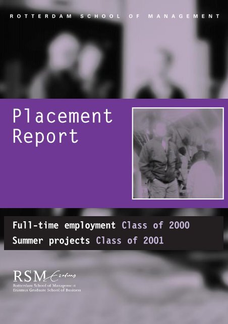 Full-time employment 2000 - Rotterdam School of Management