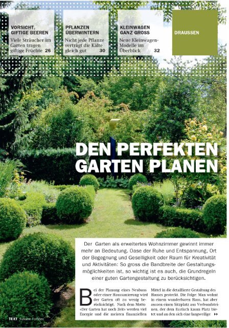 Den perfekten Garten planen