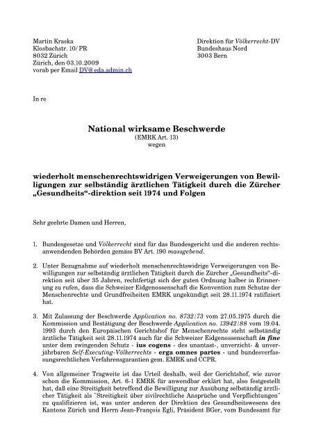 beschwerde-direktion-fur-volkerrecht-dv-03_10_2009 - Hydepark