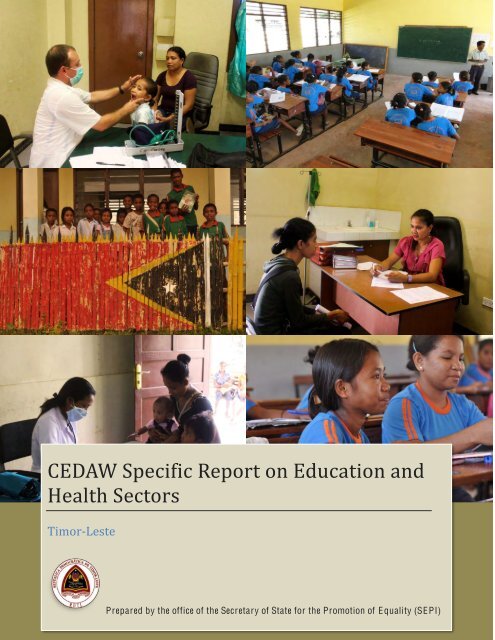 Timor Leste CEDAW Specific Report on Education and Health Sectors