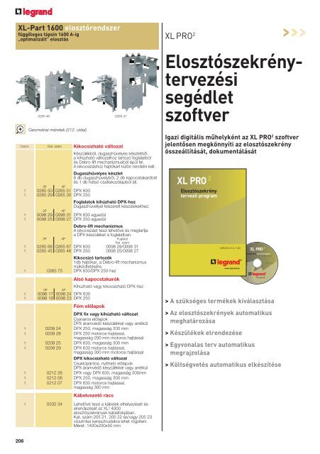 Legrand ElosztÃ³szekrÃ©nyek Ã©s tartozÃ©kaik - AmperTrade.hu