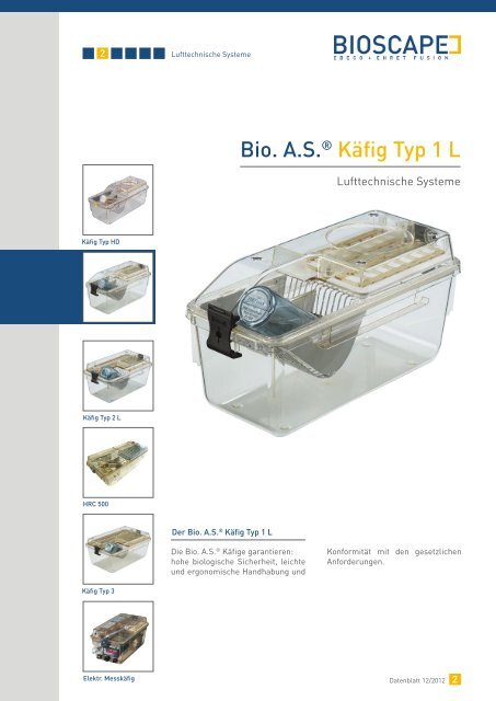 Bio. A.S. Â® KÃ¤fig Typ 1 L (pdf)