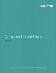 Egnyte vs. Box