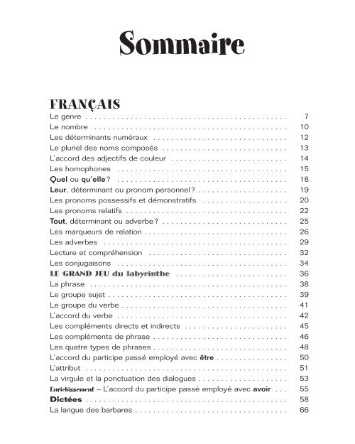 Consulter un extrait du cahier en pdf - Les Ãditions Marcel Didier