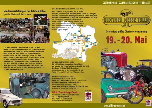 Sonderausstellungen Der Letzten Jahre Wien - Oldtimer Messe Tulln