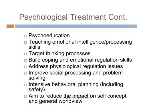 Anxiety and Mood Disorders in Childhood - Needham SEPAC