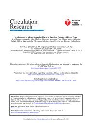 New Methods in Cardiovascular Biology - Circulation Research