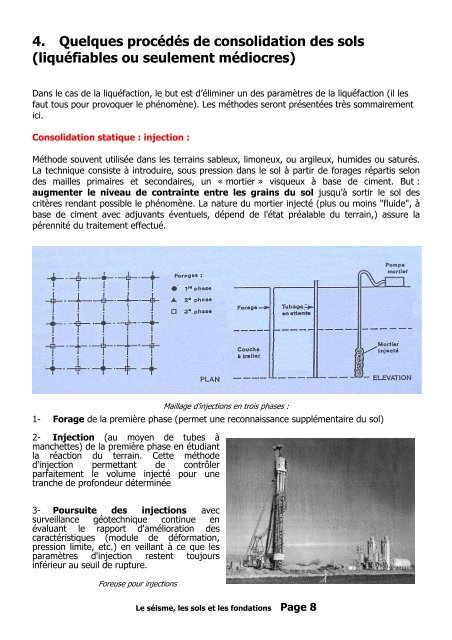 LE SEISME, LES SOLS ET LES FONDATIONS - Le Plan SÃ©isme