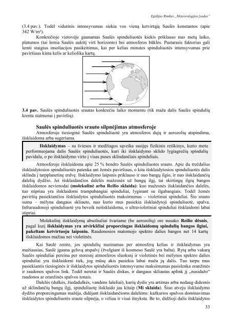 Meteorologijos pagrindai - Hidrologijos ir klimatologijos katedra