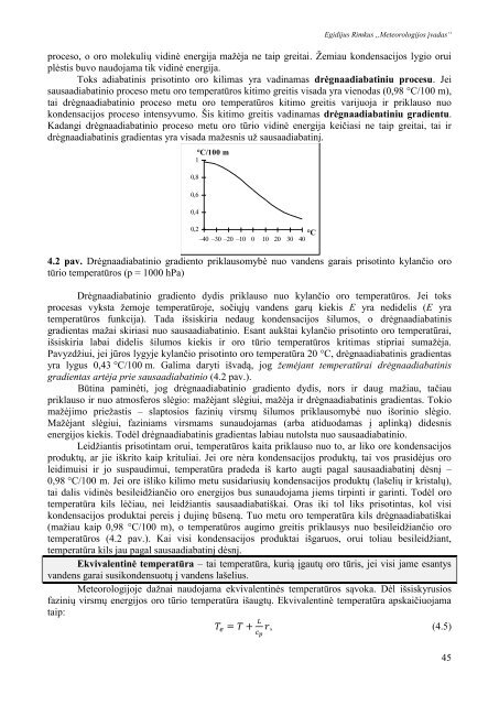 Meteorologijos pagrindai - Hidrologijos ir klimatologijos katedra