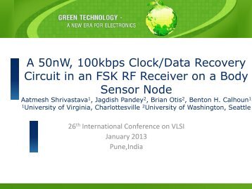 T - Robust Low Power VLSI