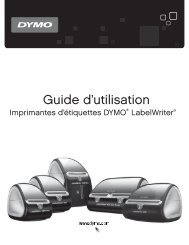 User manual (pdf) - DYMO LabelWriter 450 series