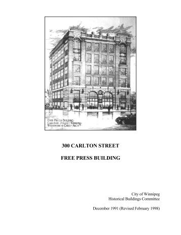 300 carlton street free press building - City of Winnipeg