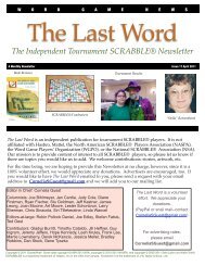 TLW April 2011 - The Last Word Newsletter
