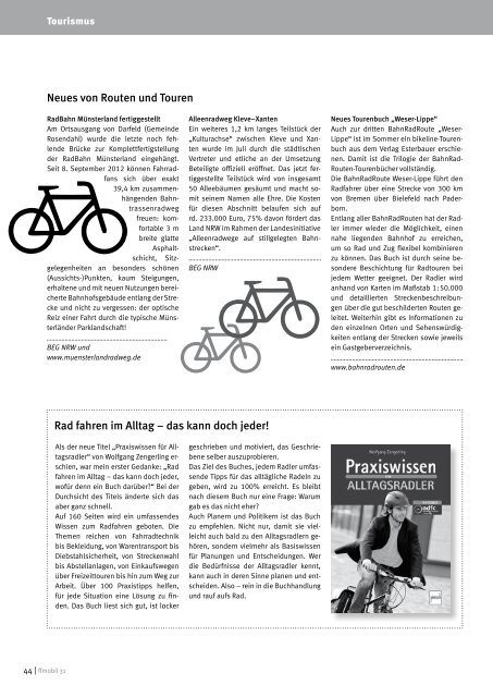 fahrradfreundlich - Arbeitsgemeinschaft fahrradfreundliche Städte ...