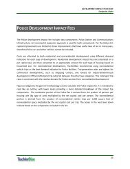 POLICE DEVELOPMENT IMPACT FEES - City of Sandpoint