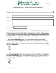 Financial Conflict of Interest Disclosure Form - Phoebe Putney ...