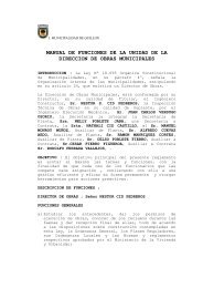 Manual de Funciones de la DirecciÃ³n de Obras - i. municipalidad de ...