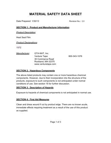 1572 MSDS.pdf - Venture Tape