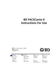 BD FACS Canto II User's Guide