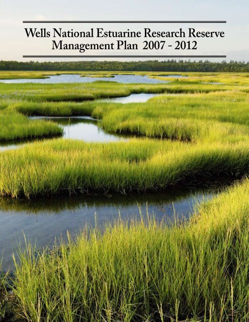 Management Plan - National Estuarine Research Reserve System
