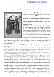 Fluorilegio delle virtù serafiche - Suore Francescane Immacolatine