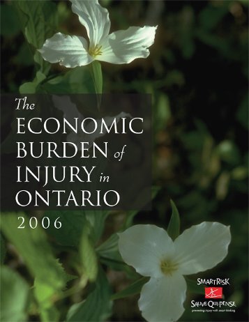The Economic Burden of Injury in Ontario - Parachute