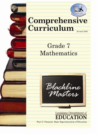 Math Blackline Masters