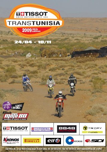 trans tunisia tissot 2009 - Club Moto 80