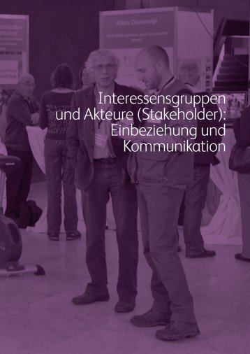 Interessensgruppen und Akteure (Stakeholder ... - Biodiversity Skills