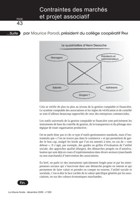 L'urgence du changement - Fonda