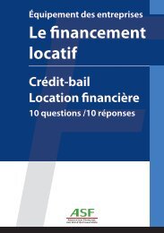 Equipement des entreprises - Le financement locatif ... - Natixis Lease