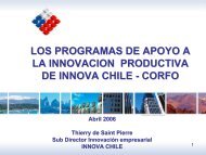 LOS PROGRAMAS DE APOYO A LA INNOVACION PRODUCTIVA ...