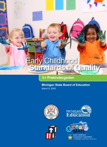 Early Childhood Standards of Quality for ... - State of Michigan